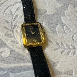 Guess Tribeca Black and Gold Women's Watch